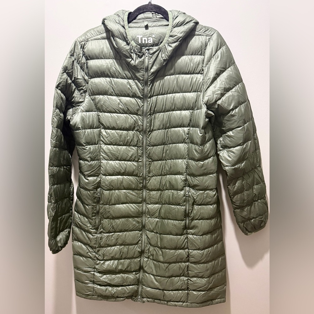 Aritzia TNA Botaine Packable Green Puffer Jacket - Picture 5 of 7
